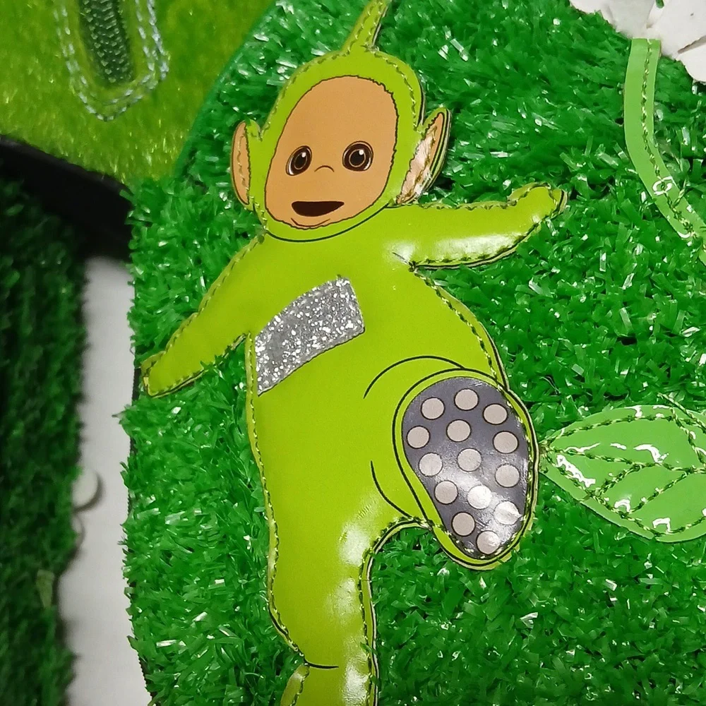 Dolls Kill x Teletubbies Platform Boots Multicolor Fur & Turf Kawaii RARE Size 6 - Picture 15 of 16